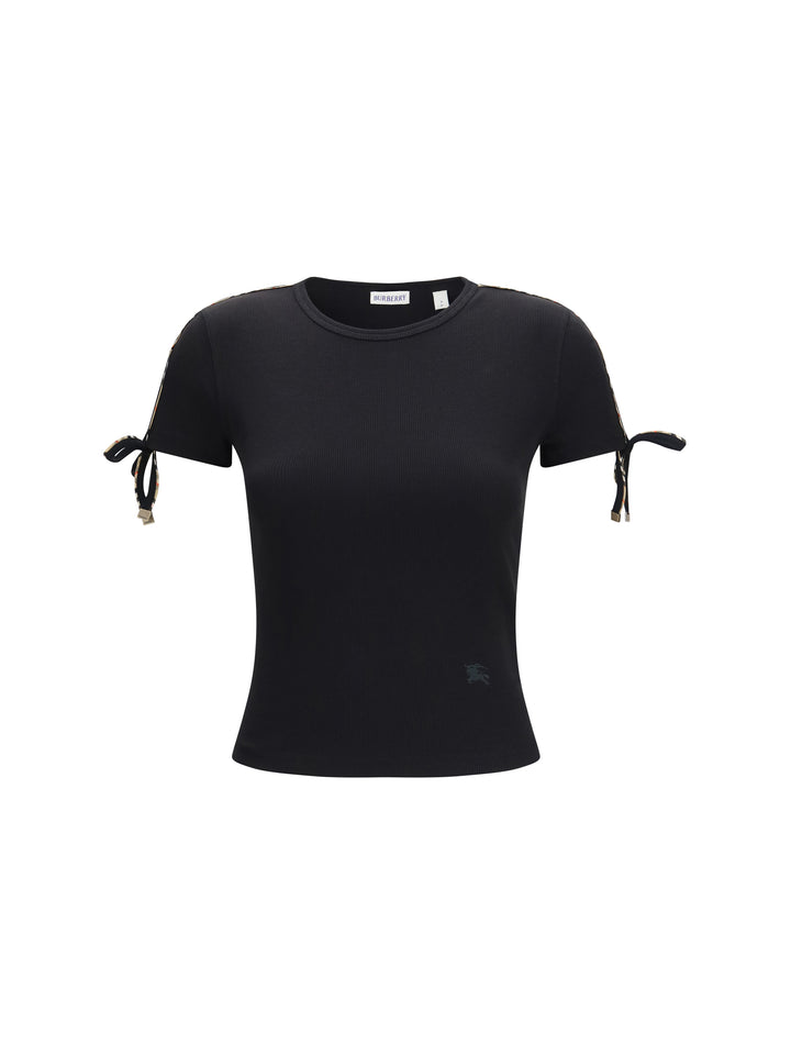 Cotton lace-detail T-shirt 1