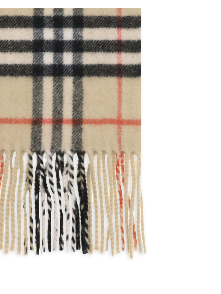Thin cashmere Check Scarf 3