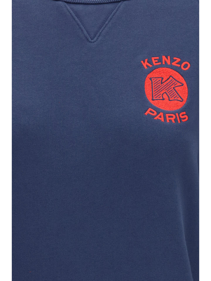Kenzo Paris Emblem embroidered cotton Sweatshirt 3