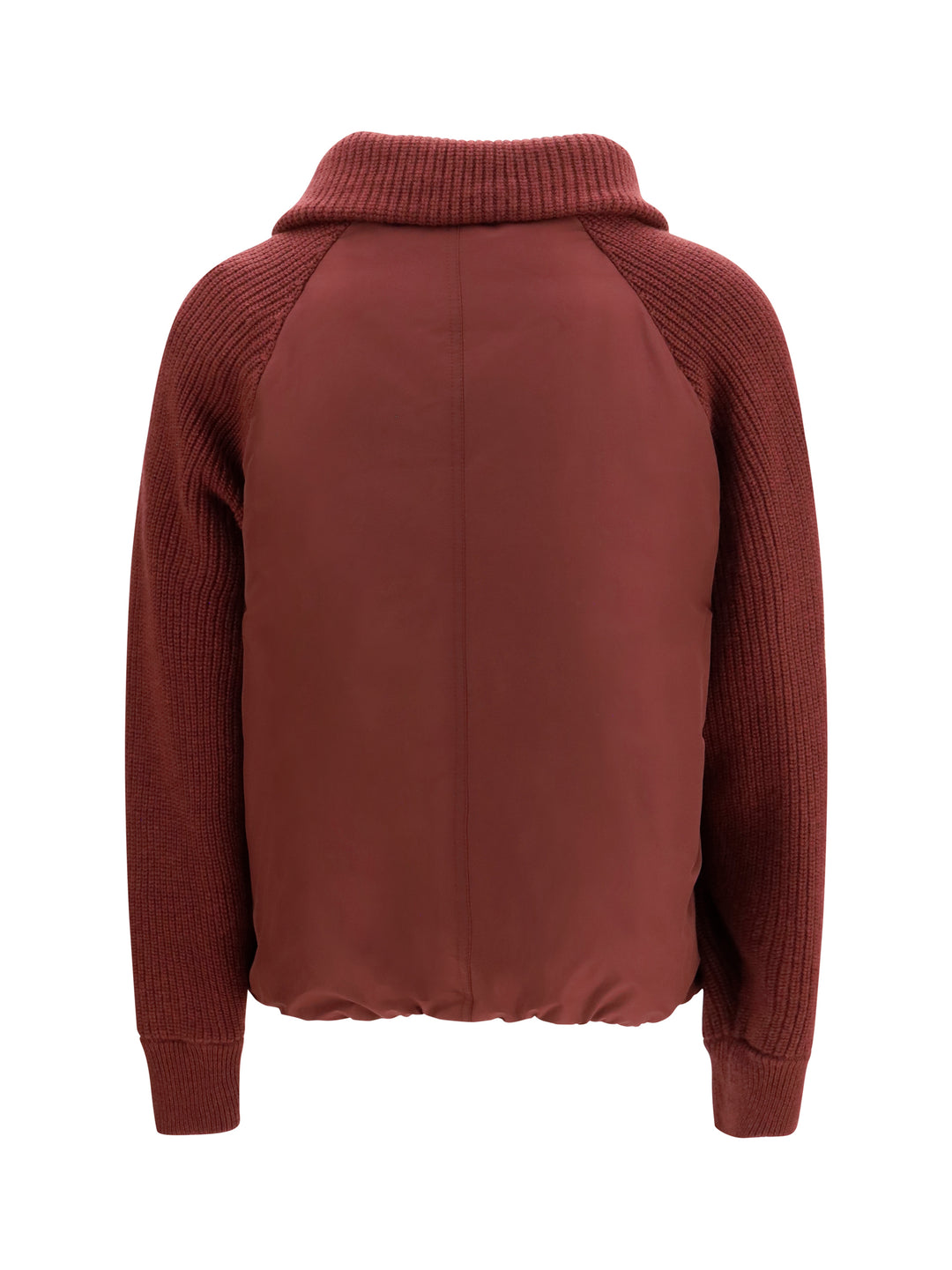 Down Jacket with wool sleeves 2