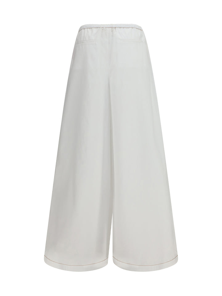 Draping wide-leg Pants 2