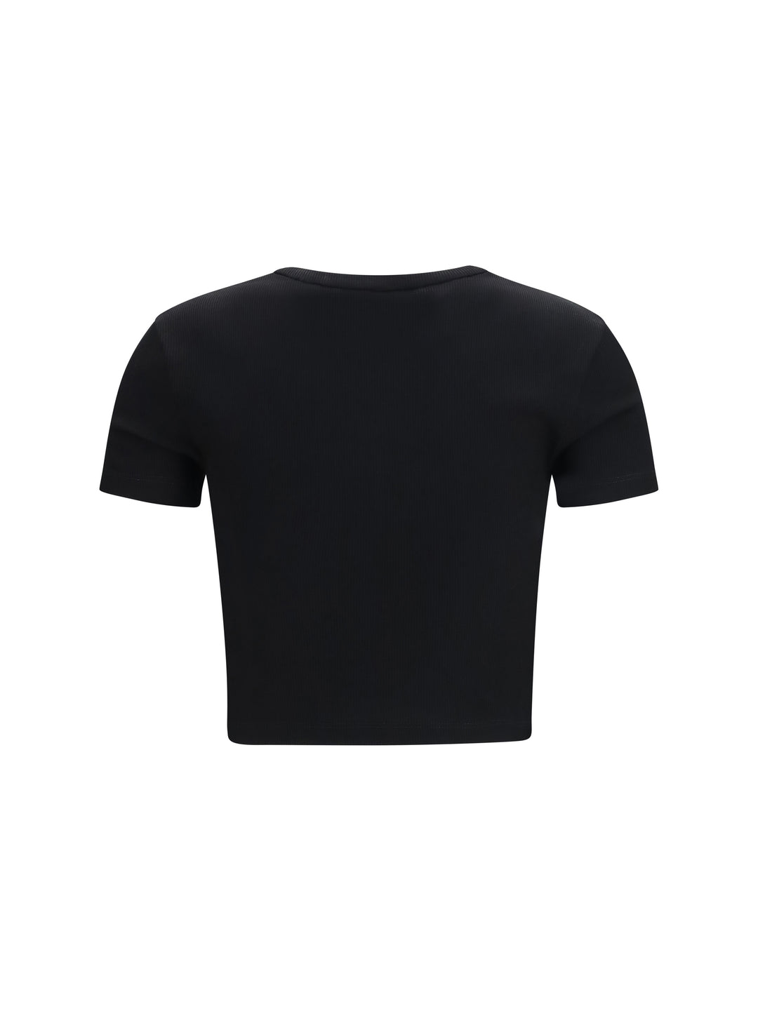 Cropped ribbed cotton T-shirt 2
