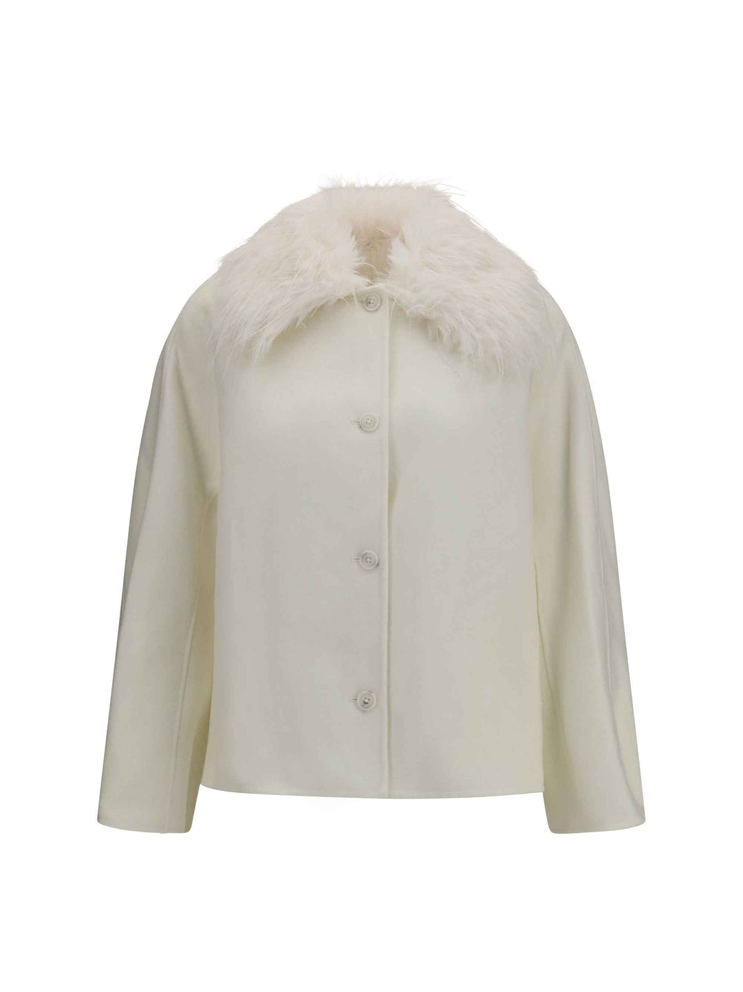 LOULOU DE SAISON Jackets & Coats in IVORY/IVORY