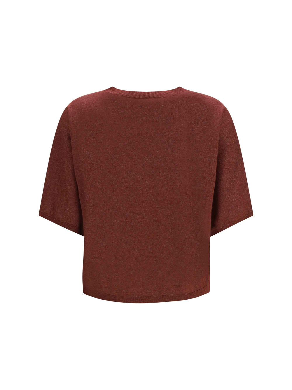 Short-sleeve cashmere and silk Sweater