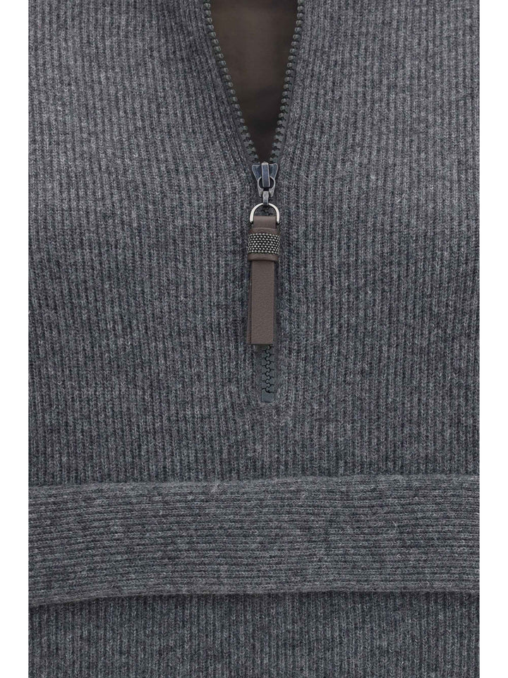 Cashmere half-zip Sweater