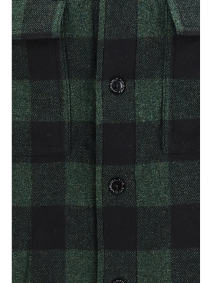 Checked virgin wool Shirt 3