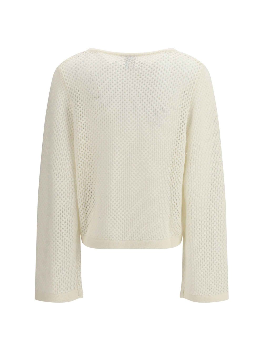 perforated boatneck Jumper