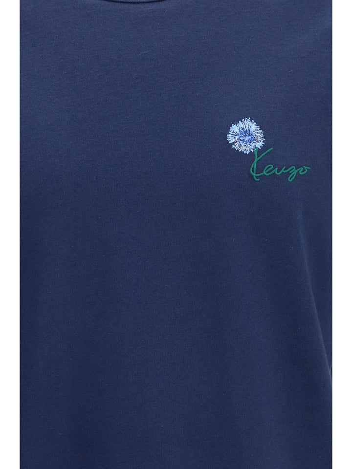 Kenzo Tulip embroidered cotton T-shirt 3