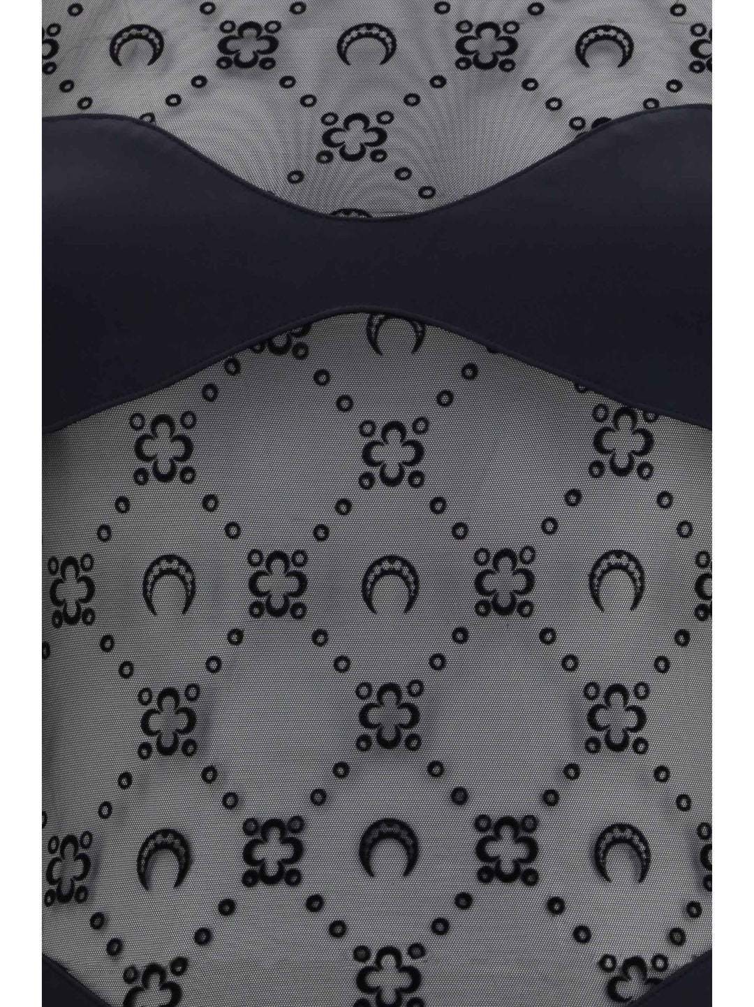 Mesh Body with Moon motif