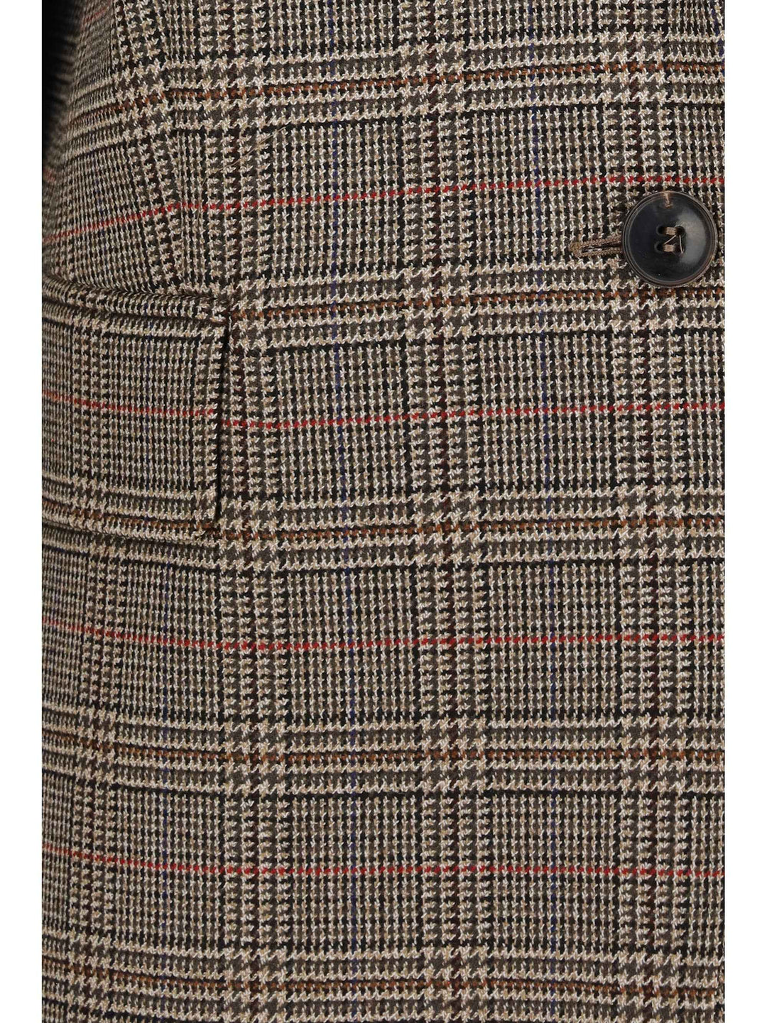 Checked pattern wool Blazer