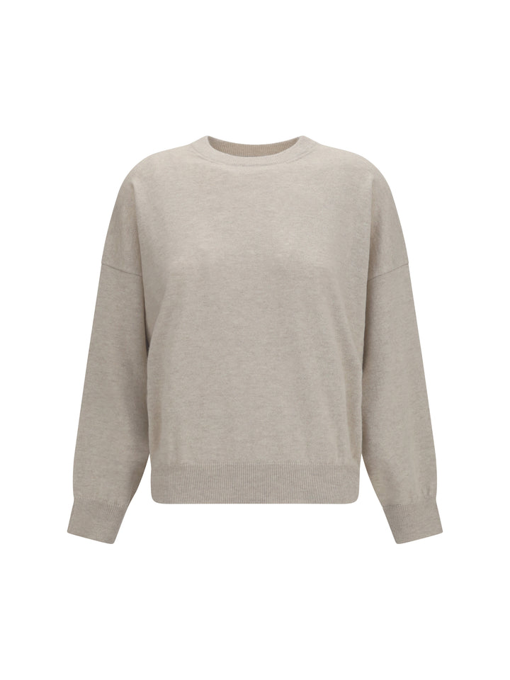 Cashmere Sweater with Monili chain 1