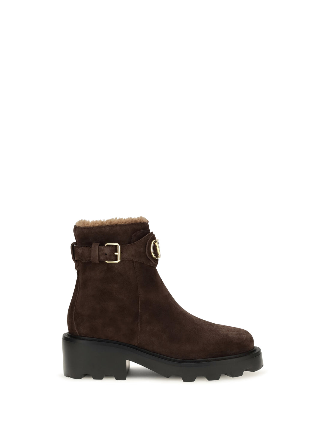 VLogo Signature leather ankle Boots 1