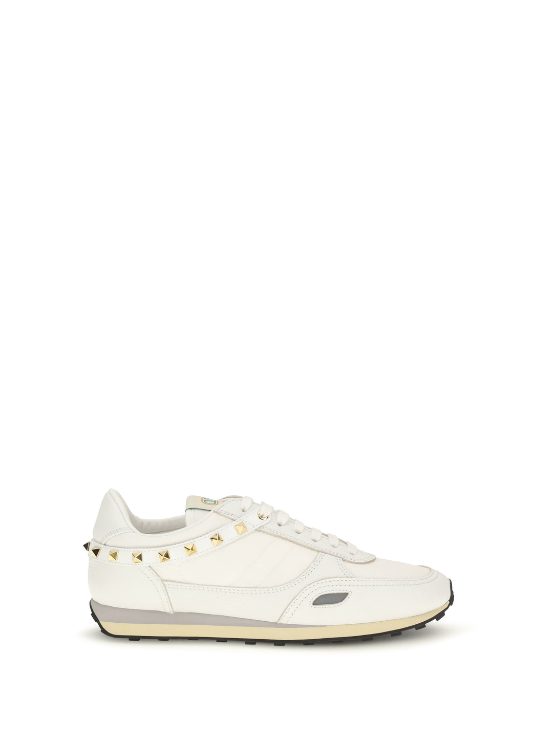 Stud Up Sneakers in leather and nylon 1