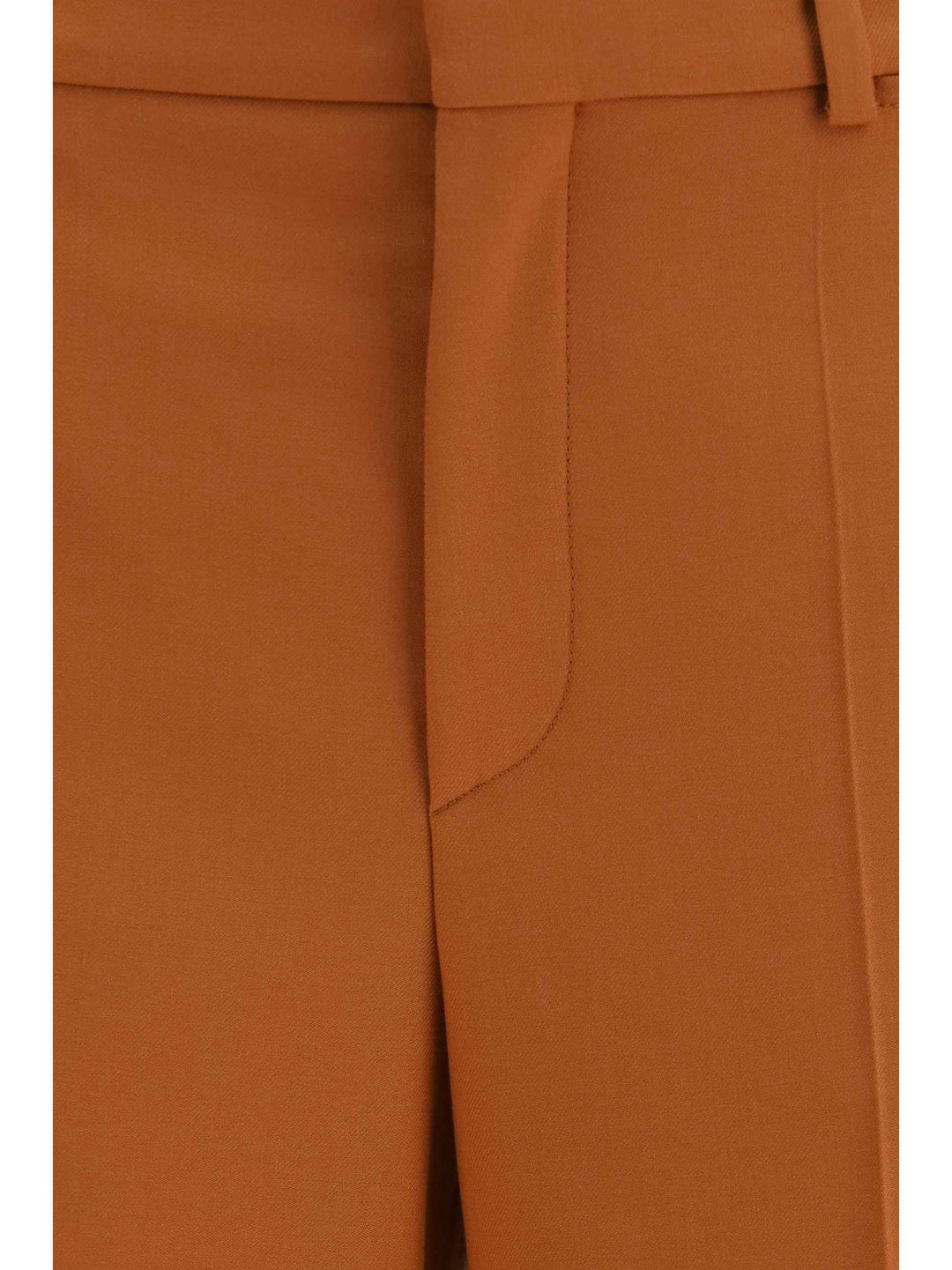 High-waisted flared cotton Pants