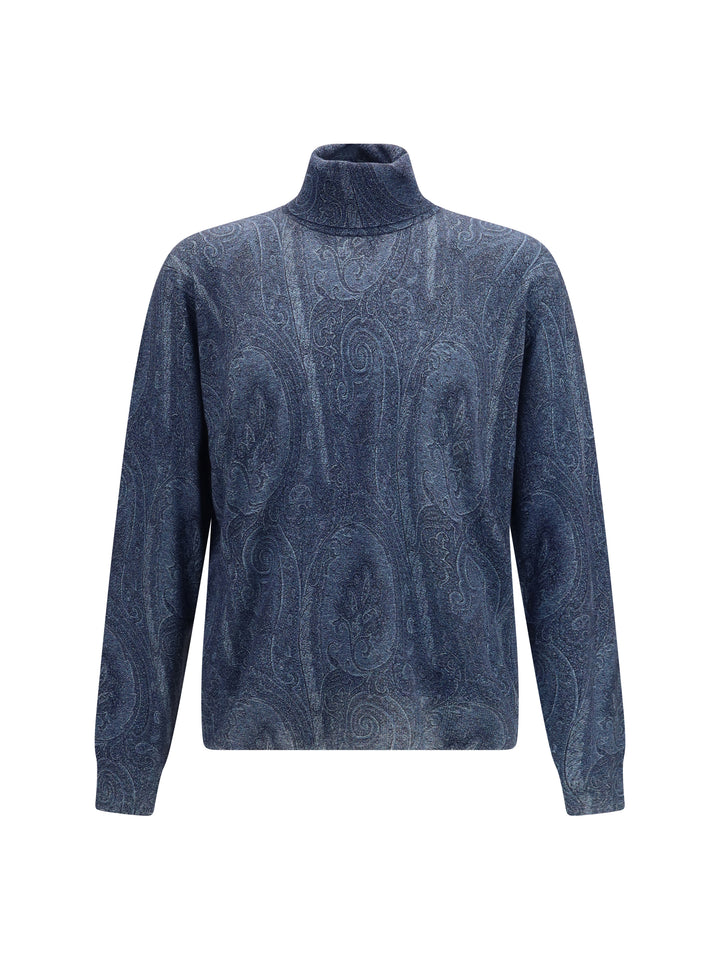 Printed turtleneck Sweater 1