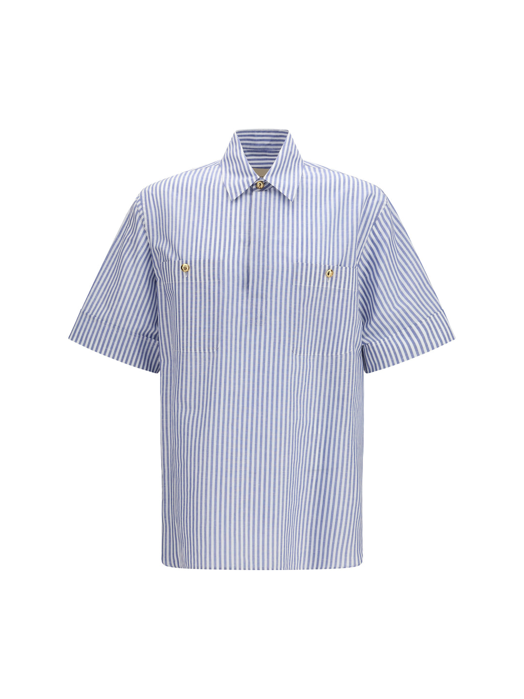 Short-sleeve Shirt with logo buttons 1