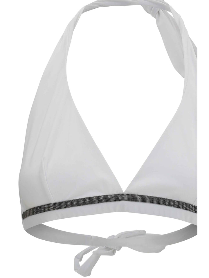 Tech jersey Bikini Top with monili