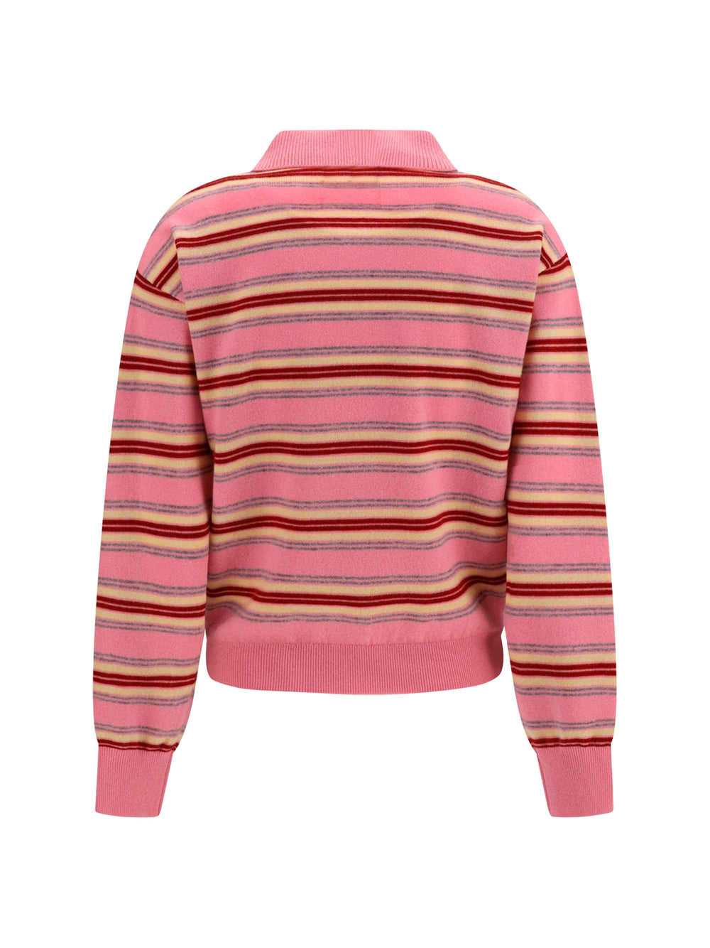 College striped Polo Sweater