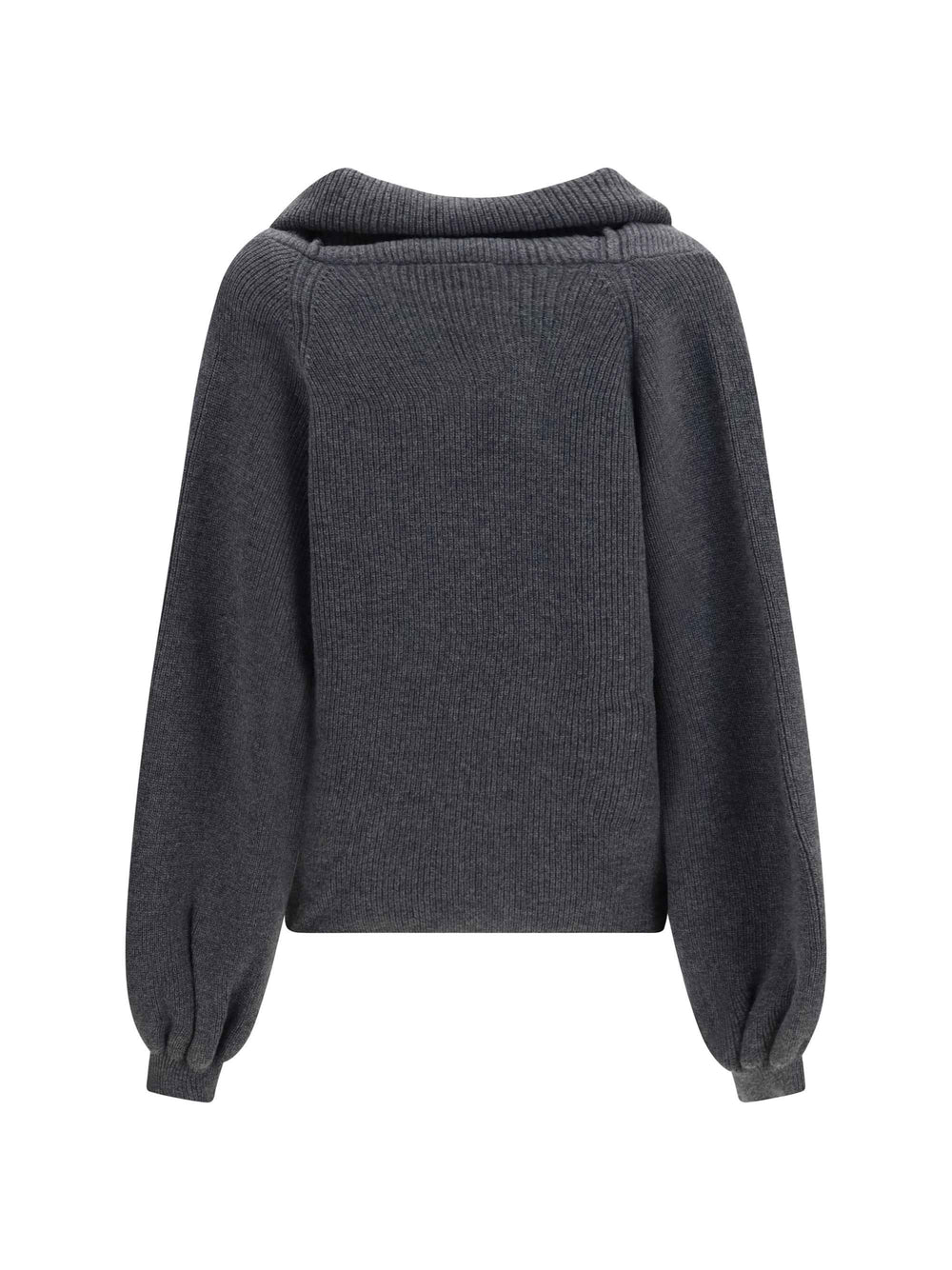 Cropped shawl collar Cardigan with wide sleeves