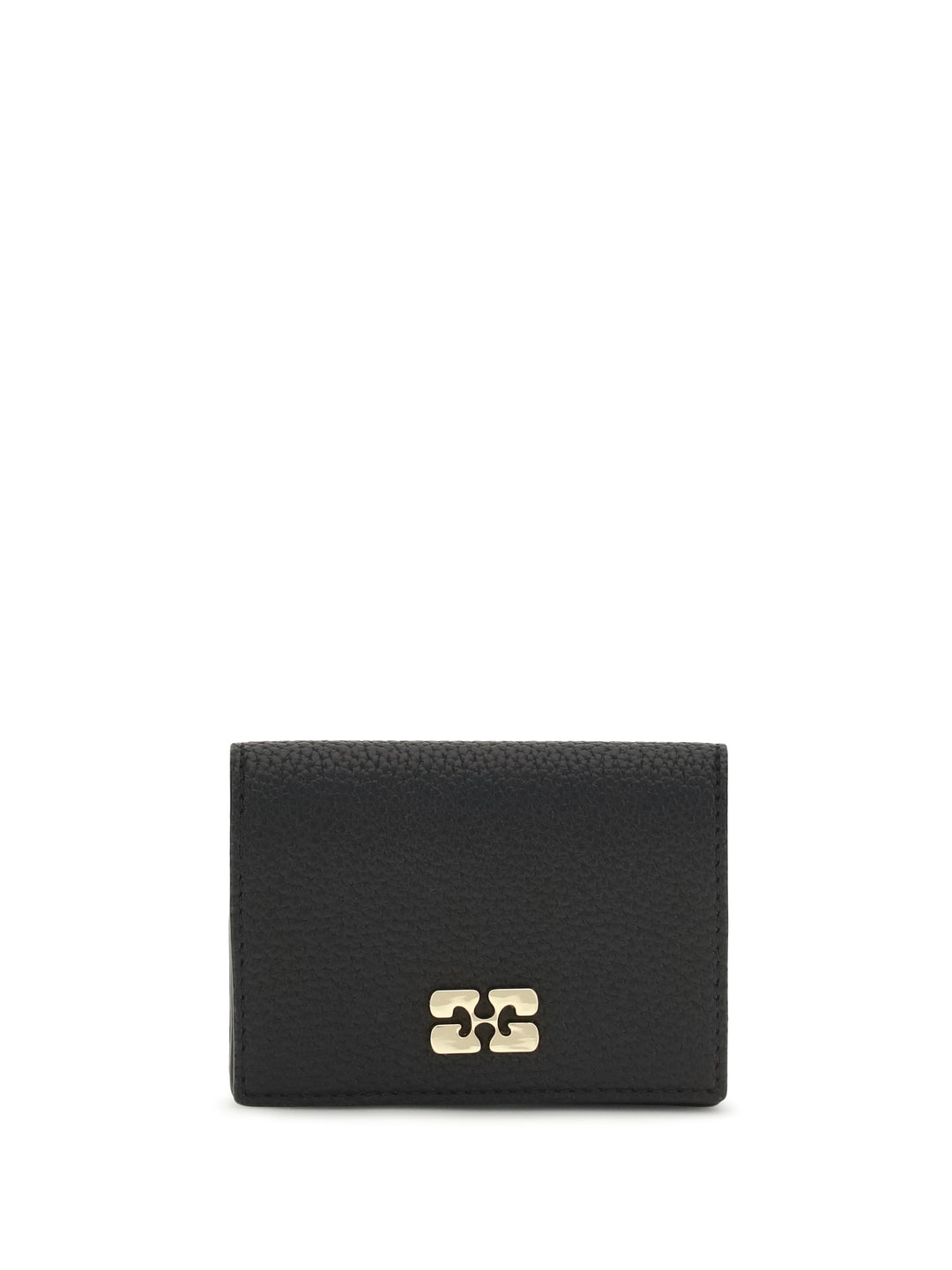 Ganni Bou Card Holder With Flap Grained 1