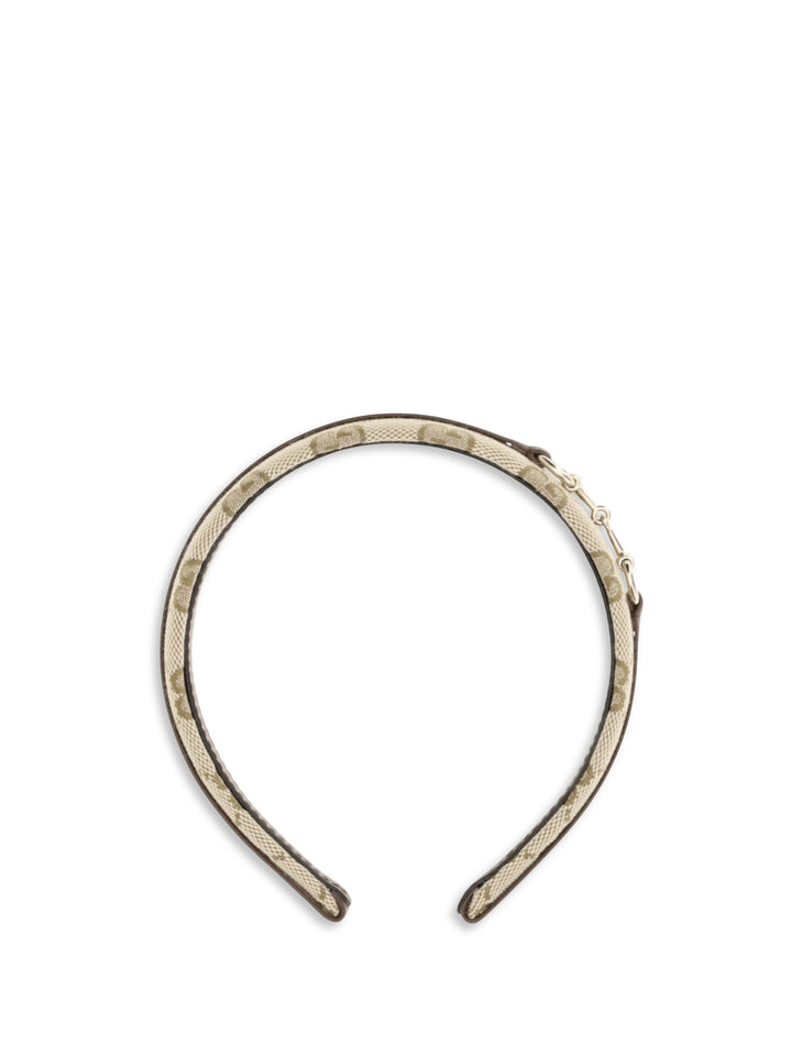 GG Monogram Headband with horsebit for Girl 2