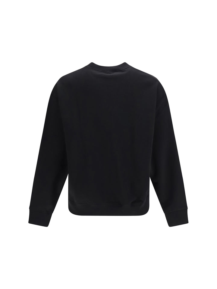 Cotton crewneck Sweatshirt with logo 2