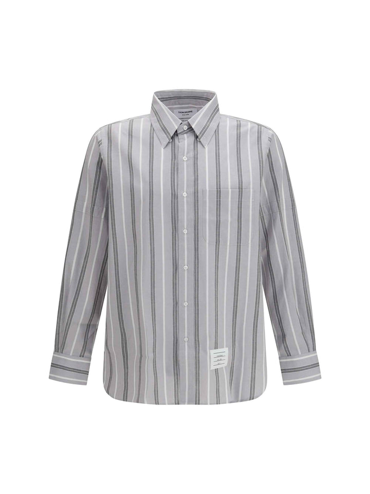 Madras striped armband Shirt