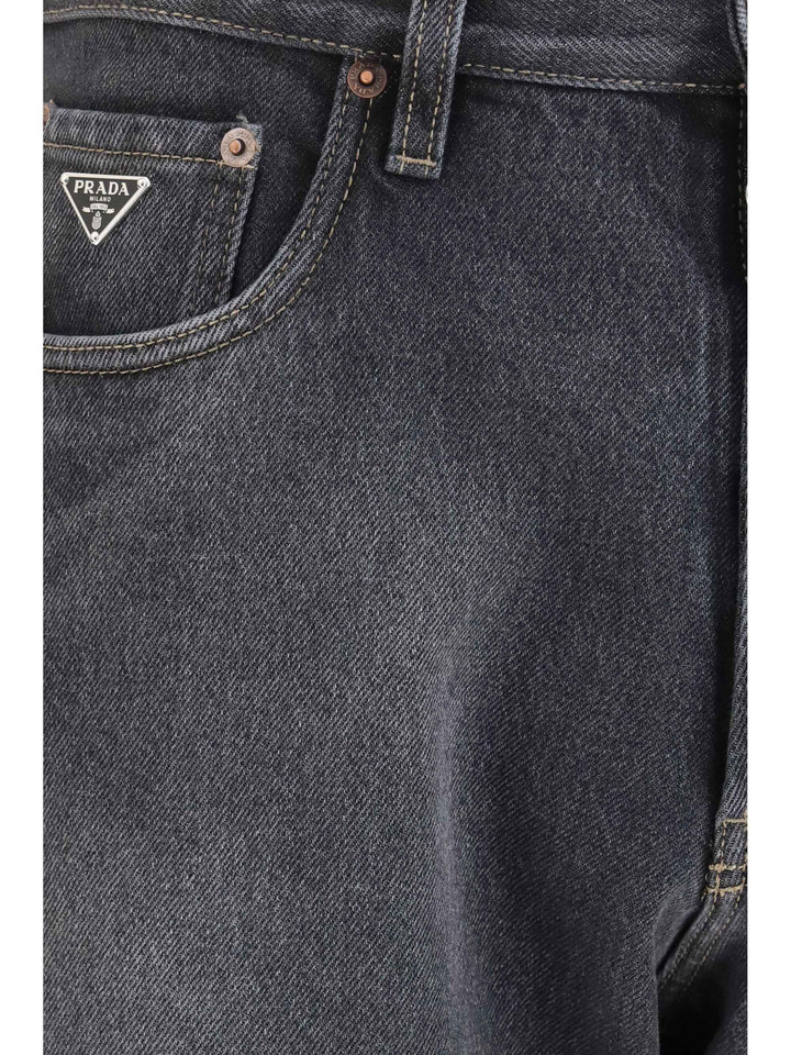 Vintage effect denim Jeans