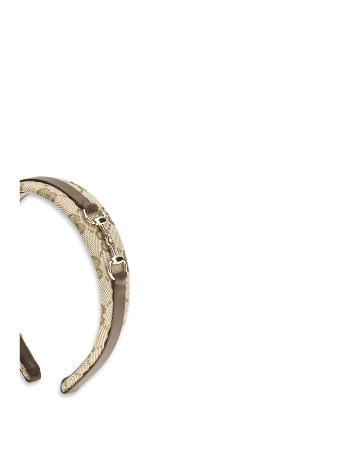 GG Monogram Headband with horsebit for Girl 3
