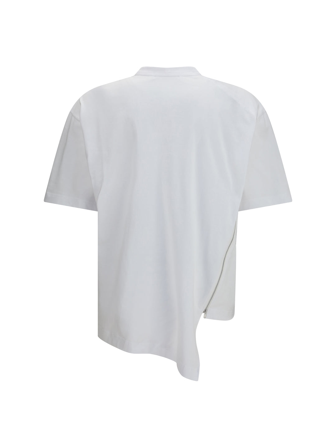 Cotton T-shirt with side zipper 2