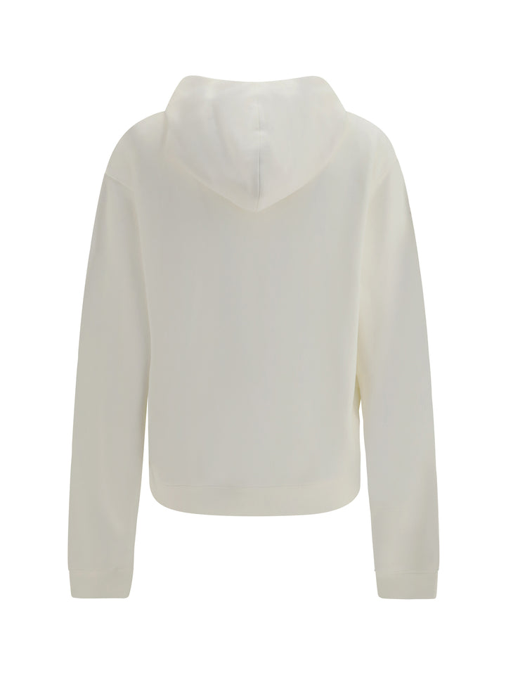Cotton and cashmere jersey Hoodie 2