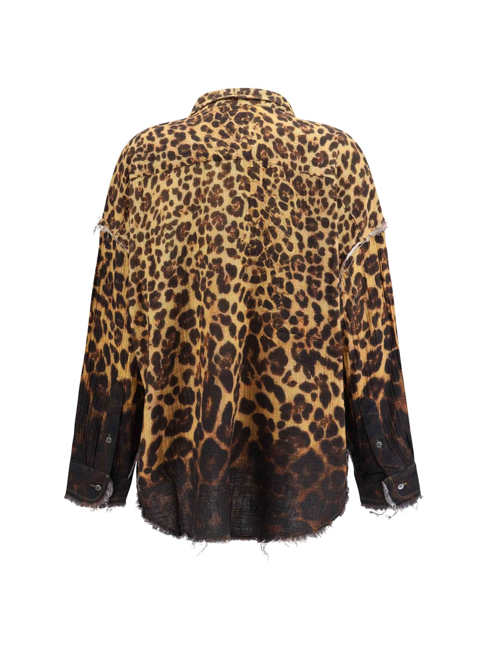 R13 Tops / Shirts in DIPPED BROWN LEOPARD R13WR075_R920B
