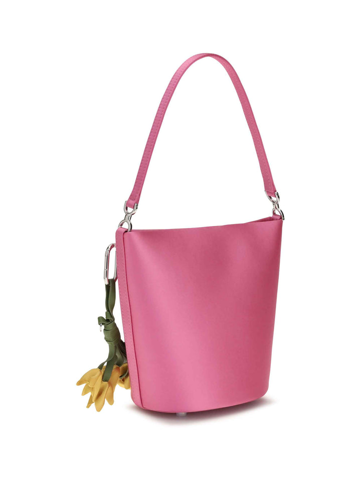 Satin Bucket Bag