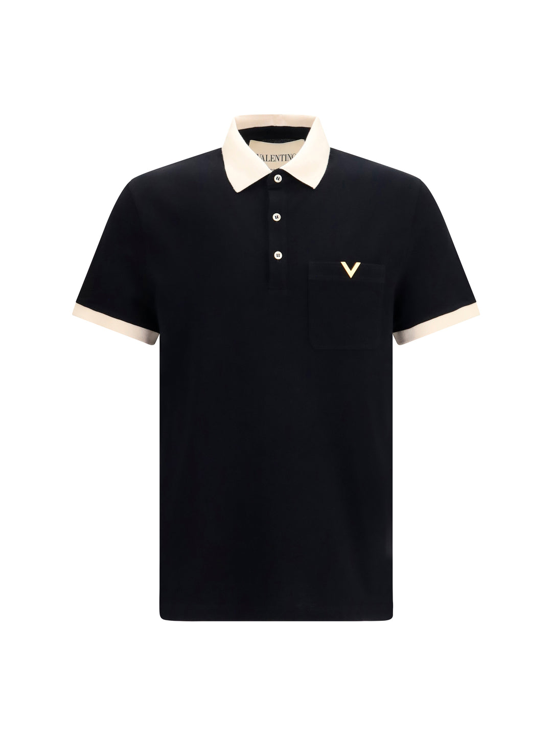 Polo with contrast trims 1