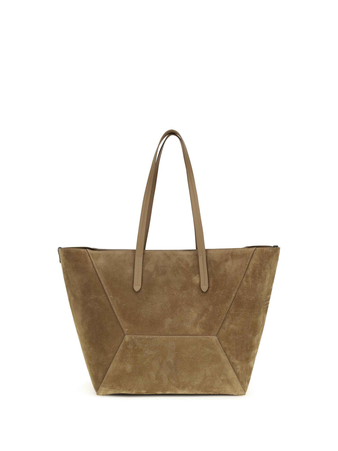 Suede BC Tote Bag