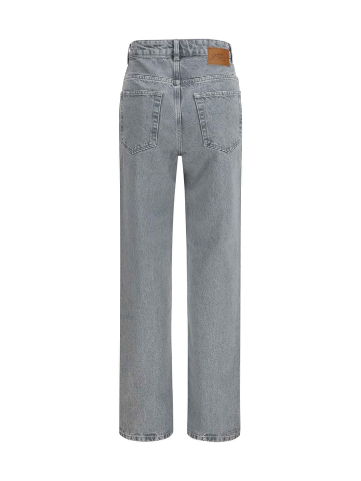 Rigid denim cuffed Jeans
