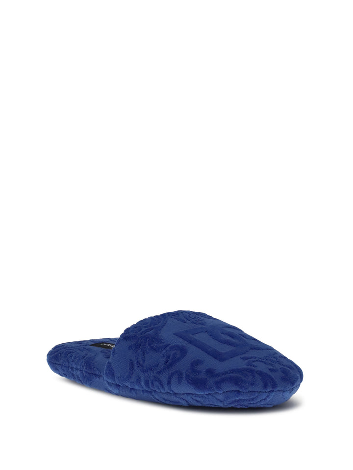Jacquard cotton terry Slippers 2