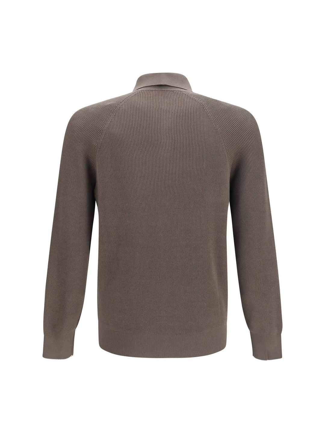 Long-sleeve knit Polo Shirt