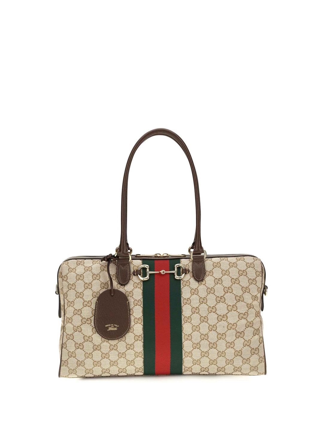 Large Horsebit Web top Handle Bag