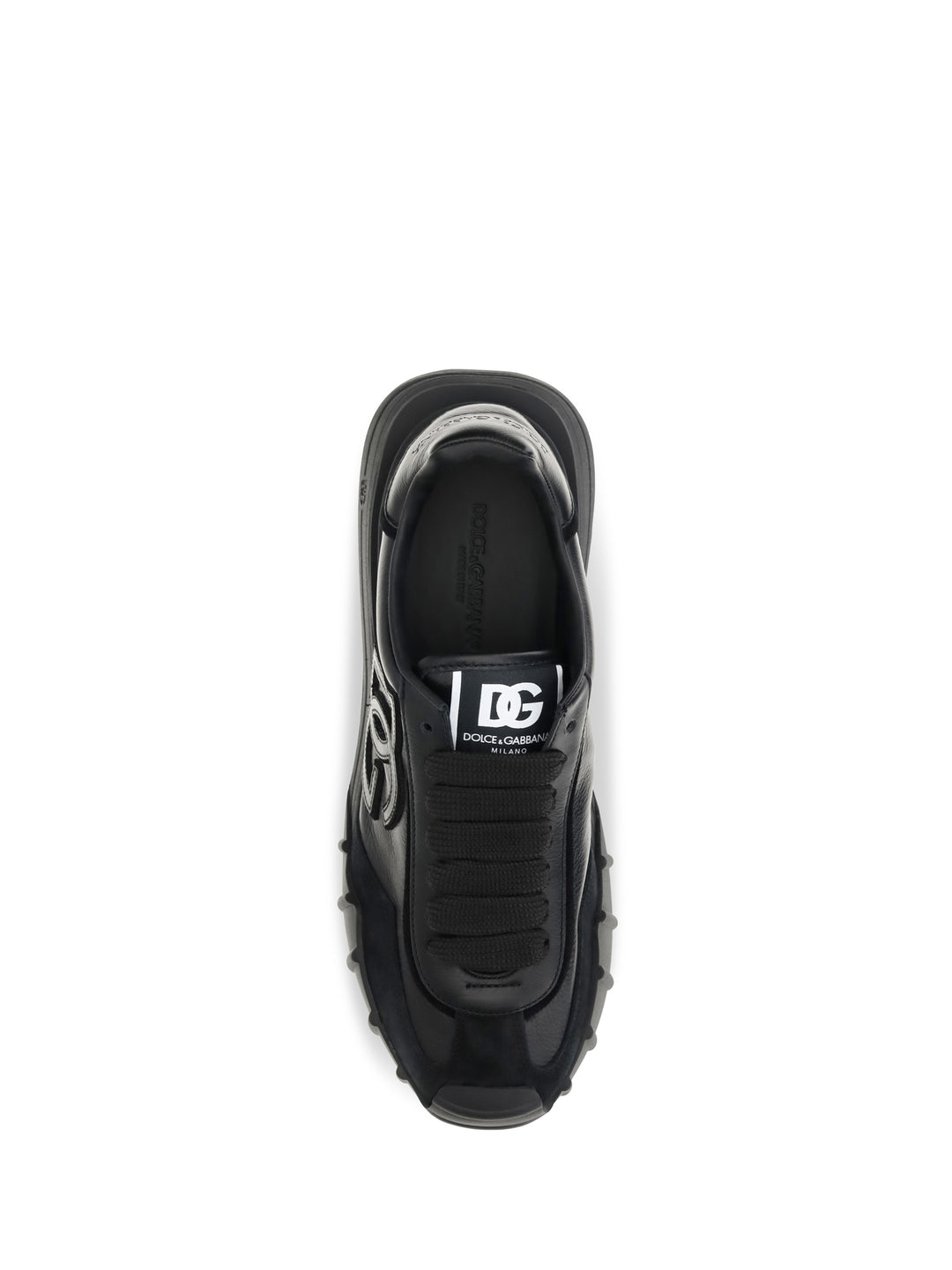 Athletic fabric and leather Sneakers 4
