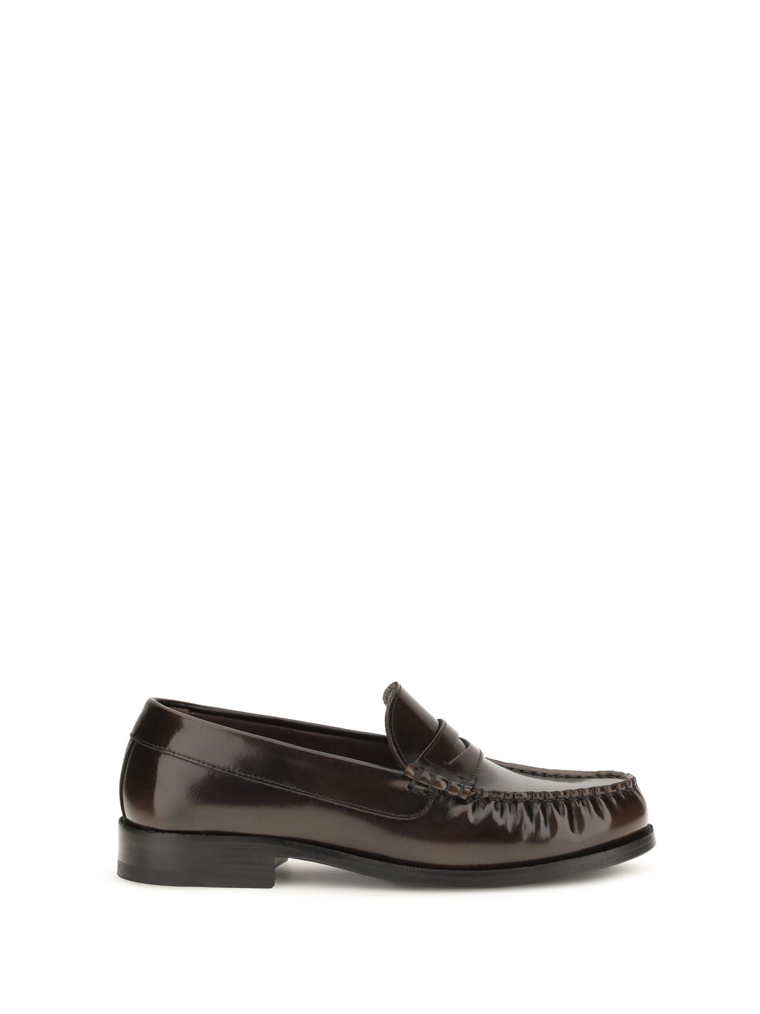 Rivet Vintage brushed leather Loafers 1