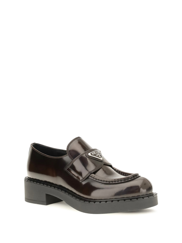 Leather logo Loafers 2