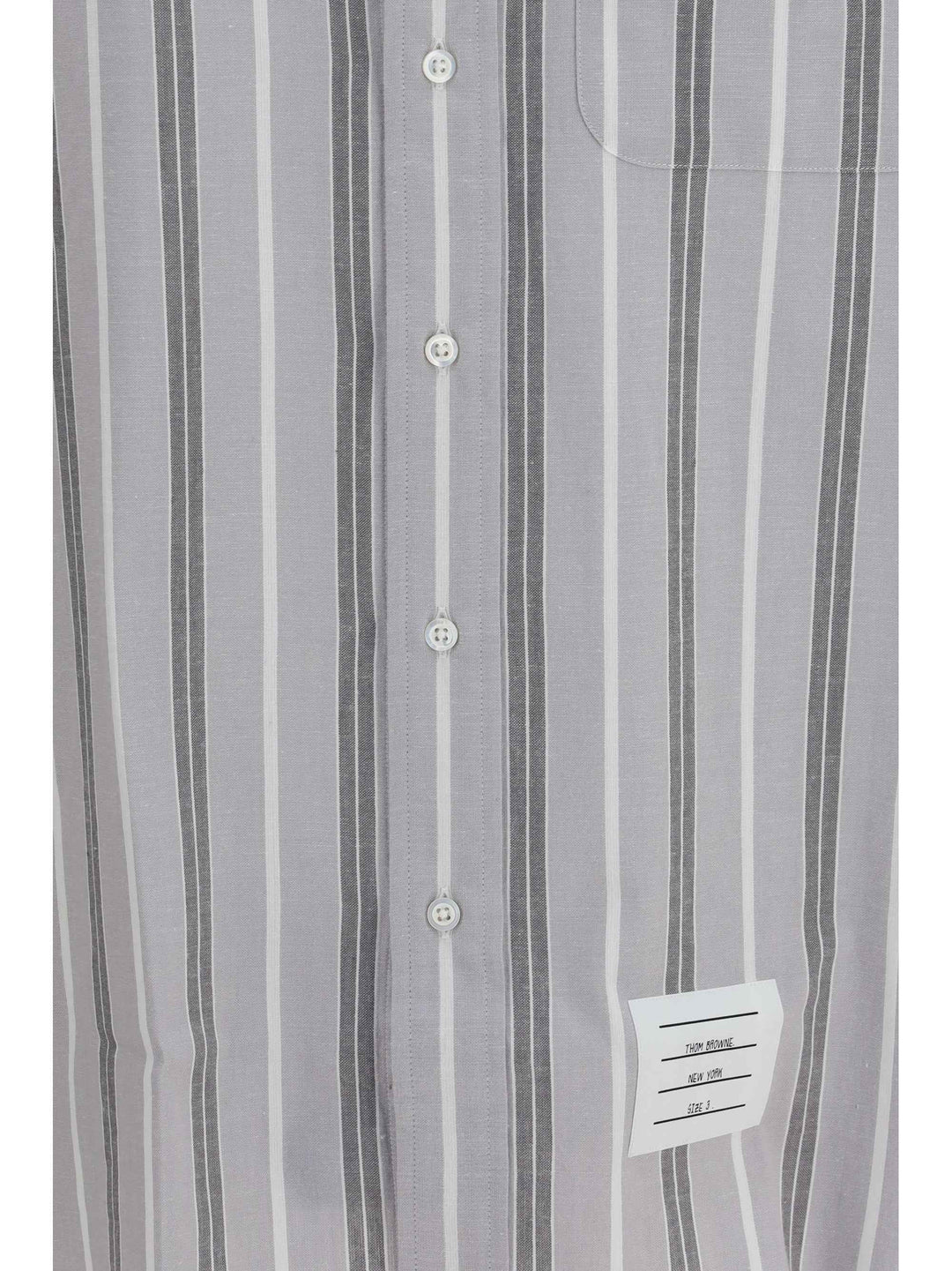 Madras striped armband Shirt