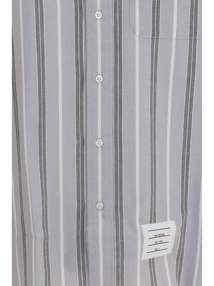 Madras striped armband Shirt