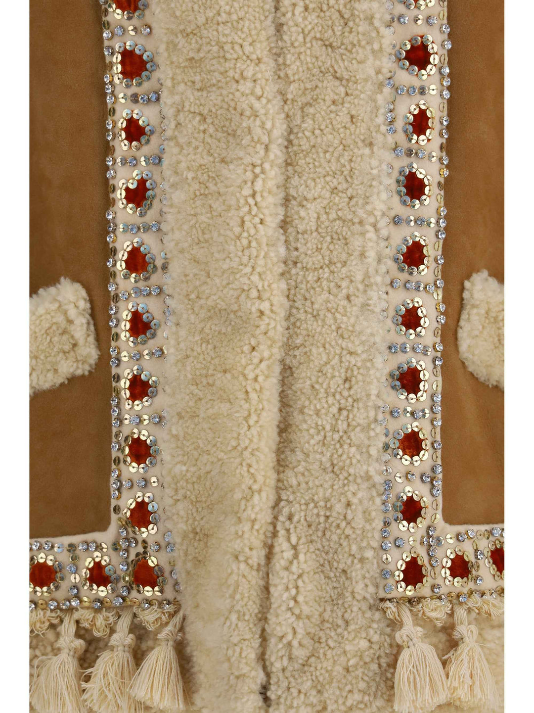 Suede and fur Vest