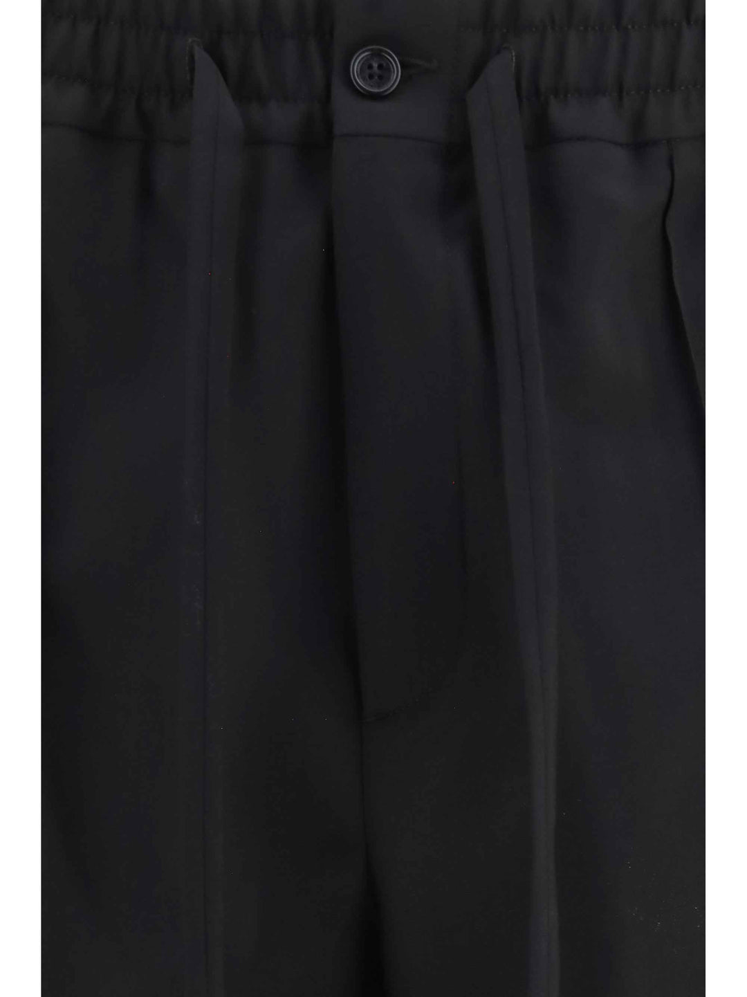 VLogo embroidered cotton gabardine Pants