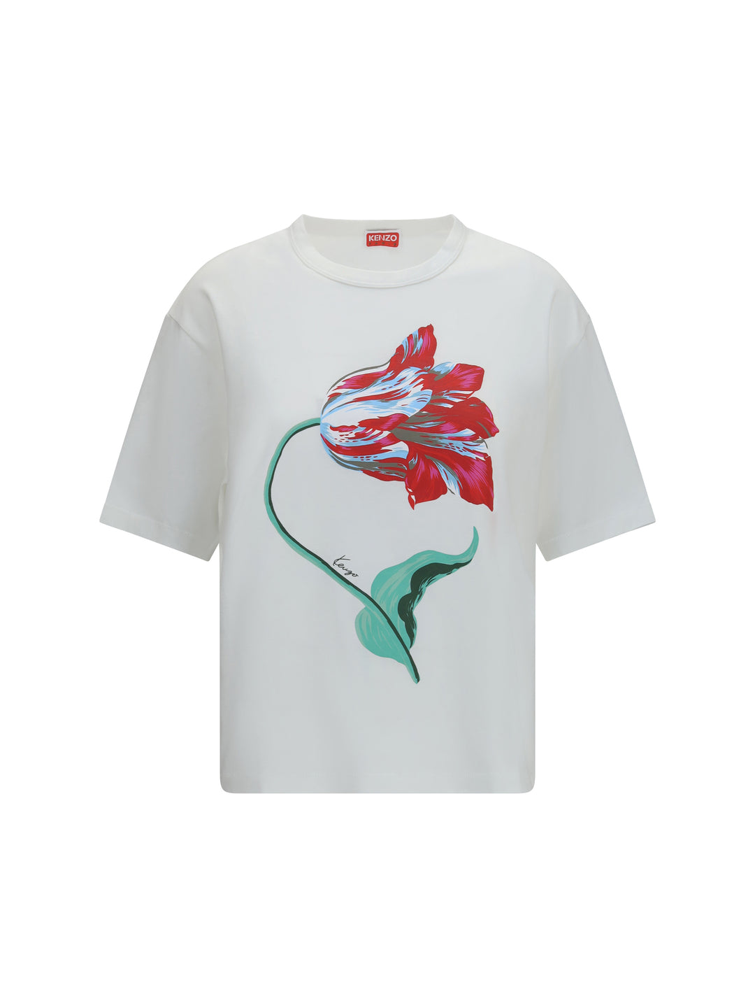 Kenzo Tulip cotton T-shirt 1
