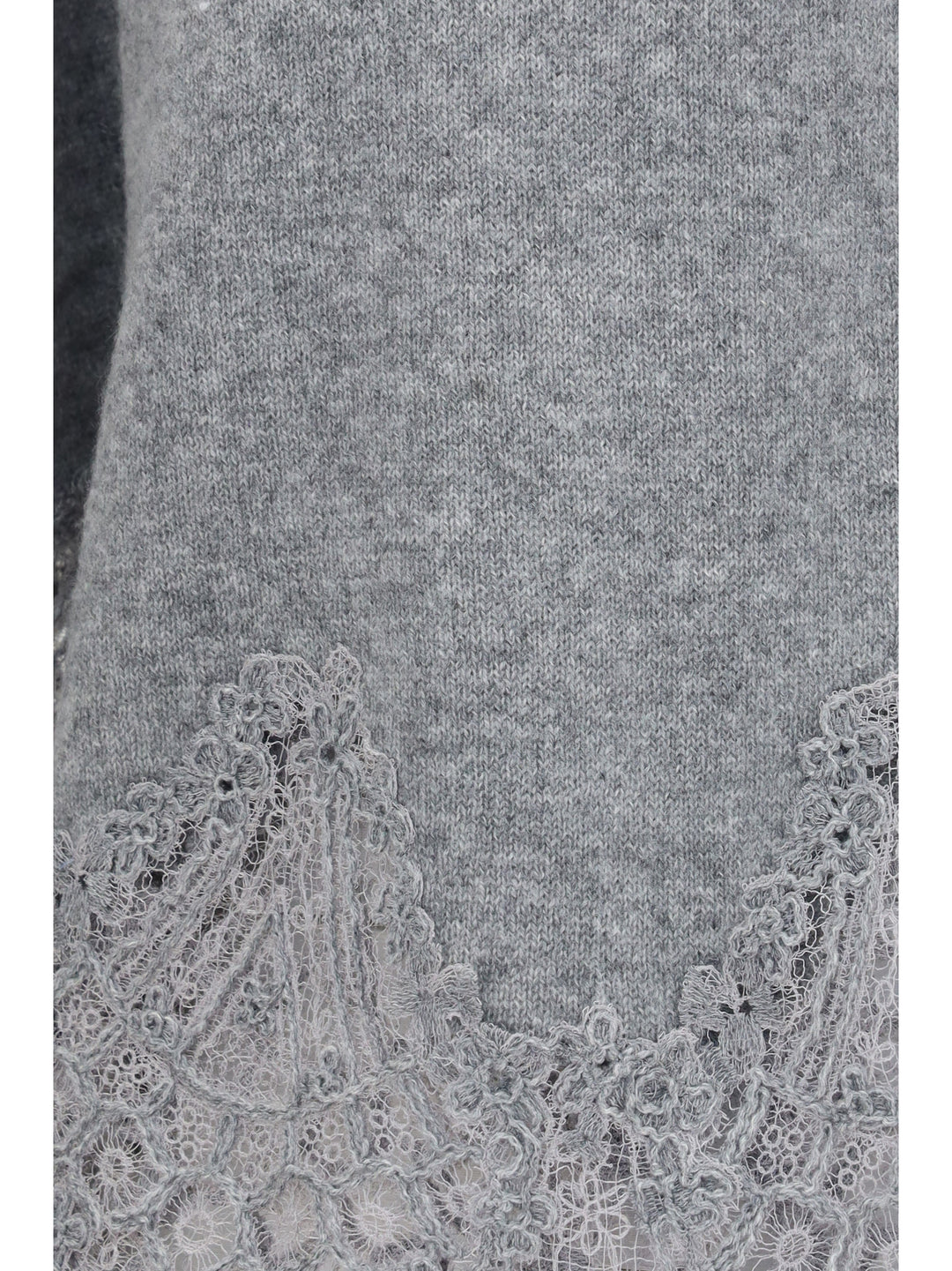 Boat neck lace Sweater 3