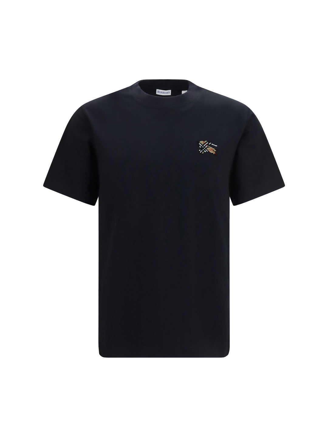 Embroidered logo cotton T-shirt 1