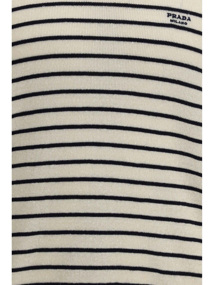 jacquard wool and cotton blend Sweater